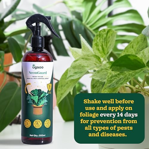 Image of Ugaoo Plant Care Combo of 3 | HumiGrow Humic Acid Spray, NeemGuard Neem Oil Insect Repellent & Seaweed Plant Tonic Spray | Ready to Use Organic Growth Booster & Protection - 500 ml each