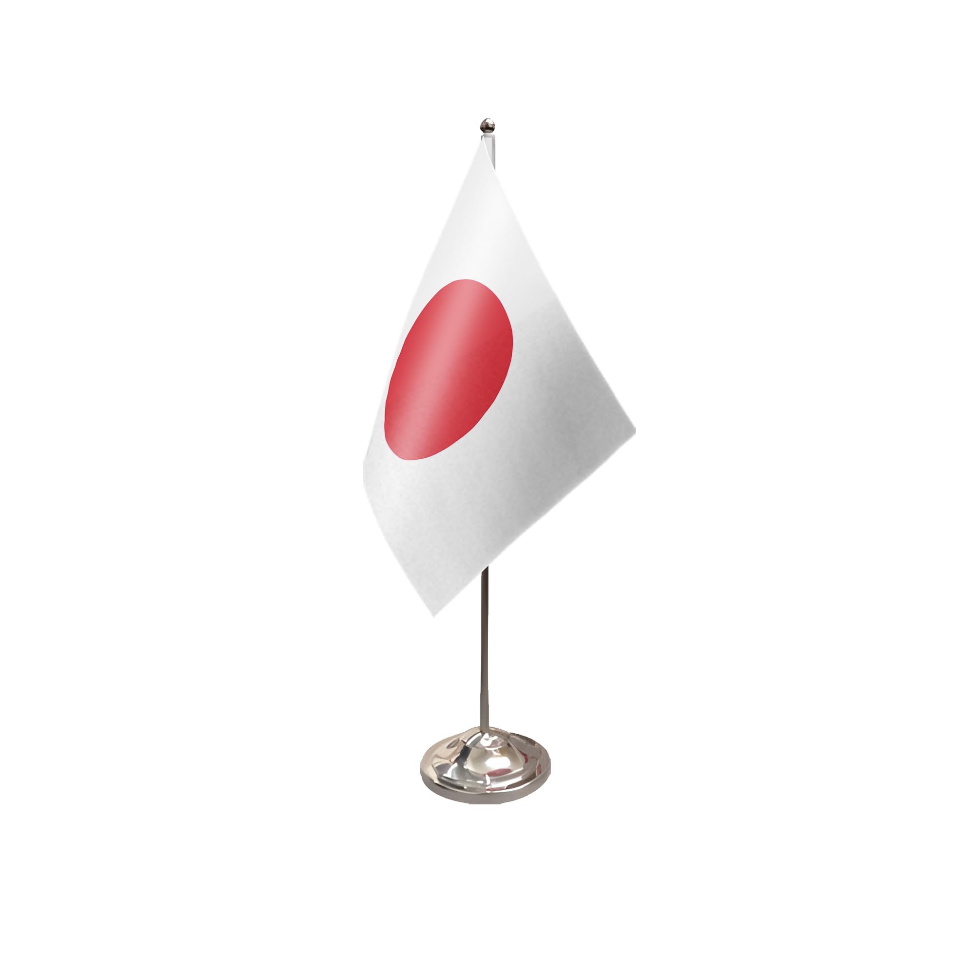 Flagtex Japan Satin Table Flag With Chrome Pole & Base