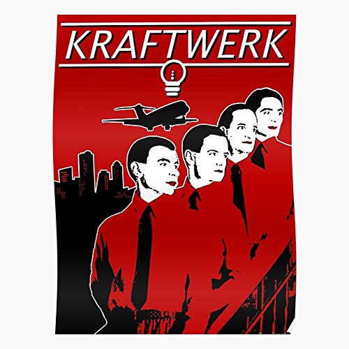 Kraftwork Station Germany Power Autobahn German Electronica Electronic Kraftwerk Regalo para la decoración del hogar Wall Art Print Poster 11.7 x 16.5 inch