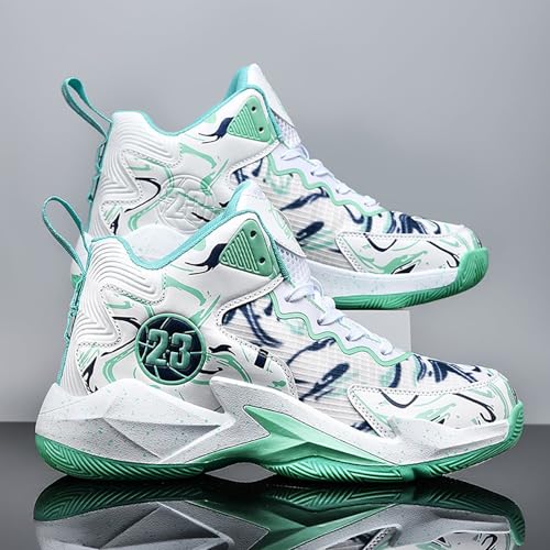 Image of Men's Basketball Shoes Fashion Printed Sneakers