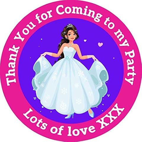 Personalised Thank You Party Stickers for Kids Cover