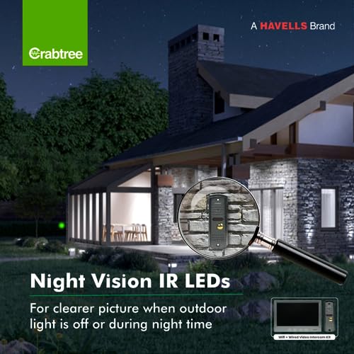 Image of Havells Crabtree Wi-Fi + Wired Video Intercom Kit