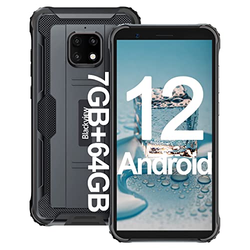 Blackview Rugged Smartphone Unlocked, Bv4900Pro 4G Dual Sim Cell Phone Android 12, 7Gb+64Gb/Sd 256Gb Expandable, Ip68 Waterproof Smartphone, 5580Mah Battery, 5.7" Hd, Nfc/Gps/Otg Rugged Android Phone #TOP27