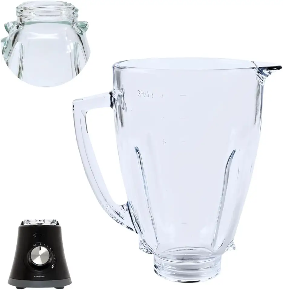 Copo de Vidro Avulso para Liquidificador Oster Super Chef Reverse Apenas Jarra Sem Tampa