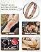 Feraco Copper Bracelet for Men-Magnetic Bracelets 99.99% Pure Copper Jewelry Gift with Adjustable Sizing Tool, Magnetic Field Therapy Jewelry with Eagle Pattern