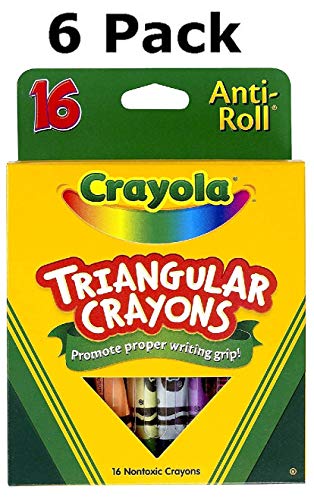 CRAYOLA LLC CRAYOLA TRIANGULAR CRAYONS 16 COUNT (Set of 6)