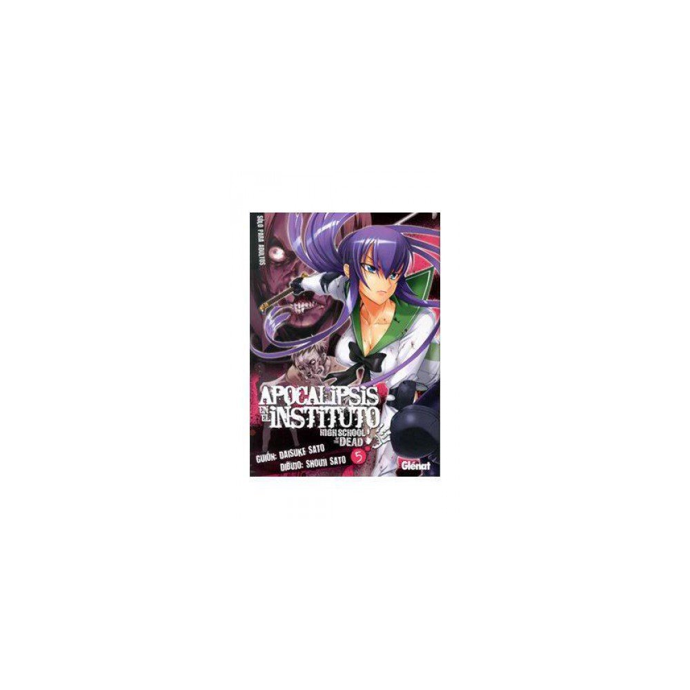 Apocalipsis en el instituto 5: High school of the dead (Seinen Manga)