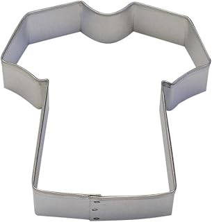 COOKIECUTTER.COM Tee Shirt Cookie Cutter 3.5 Inch –Tin Plated Steel Cookie Cutters - Tee Shirt Cookie Mold