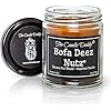 Bofa Deez Nutz- Funny- Banana Nut Bread n Hazelnut Vanilla- Scented Candle- Double Pour- 6 Ounce- 40 Hour Burn Time