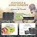 Bisgear 16pcs Camping Cookware Backpacking Stove Mess Kit – Camping Cooking Set - Camping Pots and Pans Set - Camping Accessories Equipment - Backpacking Supplies Survival Gear