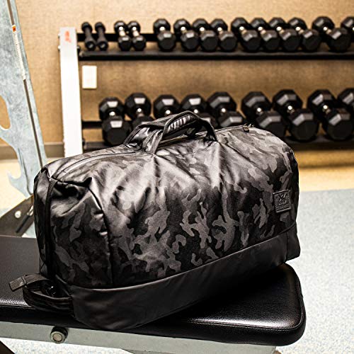 X RAY Gym Bag Backpack, Waterproof Camo Duffel Bag For Men and Women, Outdoor Travel Weekender Overnight Rucksack Duffle