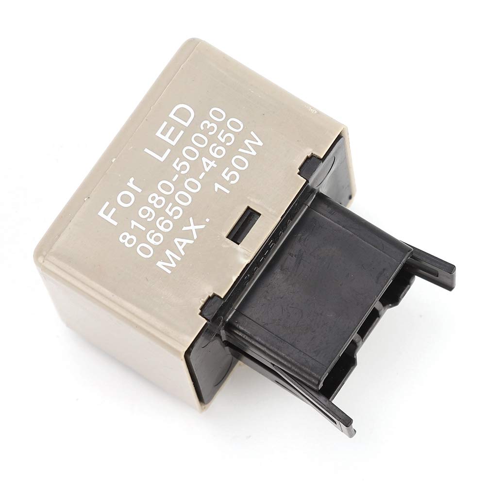 EBTOOLS 8-Pin 150W 12V DC elektryczny przekaźnik kierunkowskazów LED odpowiedni do lampki kontrolnej LED, 81980-50030