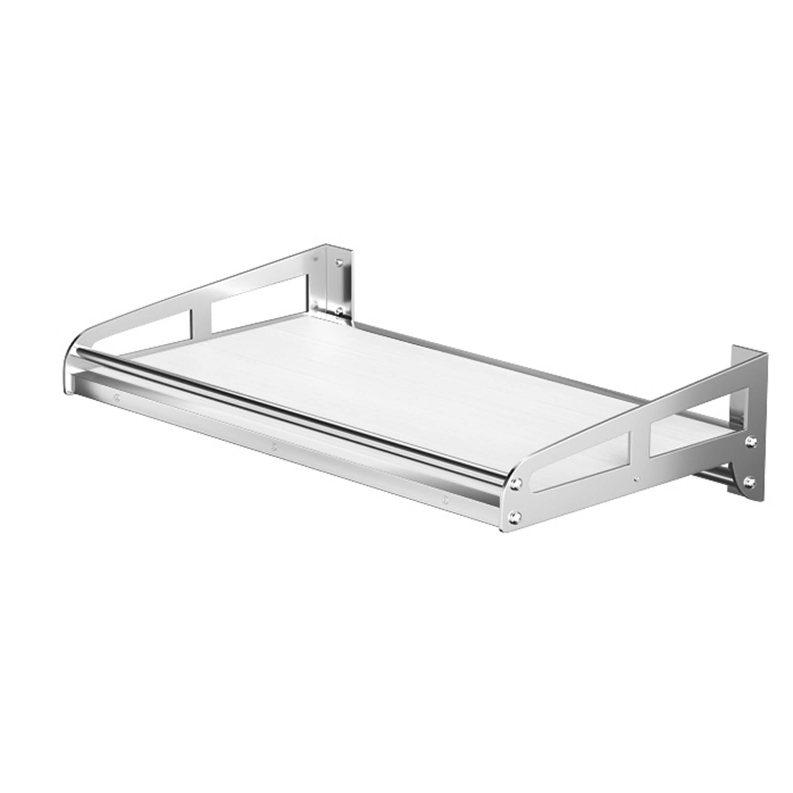 GTHTUHFD Stainless Steel Microwave Wall Mount Kitchen Electric Oven Bracket Spice Rack Organizer Rice Cooker Holder For Restaurants & Hotels,Colore-80 * 35 * 11.5cm