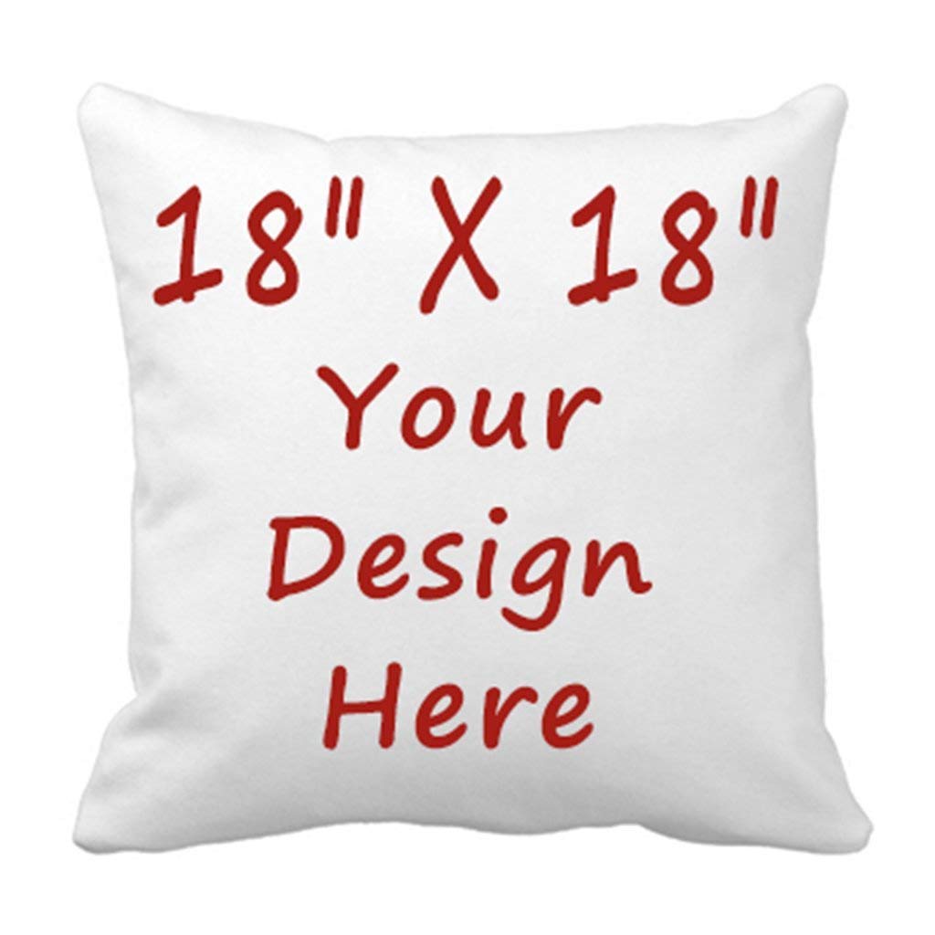 Mr.panda White Custom Throw Pillow Cover With Image Or Text, Velvet Decor Personalized Pillowcases Double-Sided Printing, Customize Photo Pet Pillow, Christmas, Anniversary, Valentines Day, Birthday, Moms Gifts