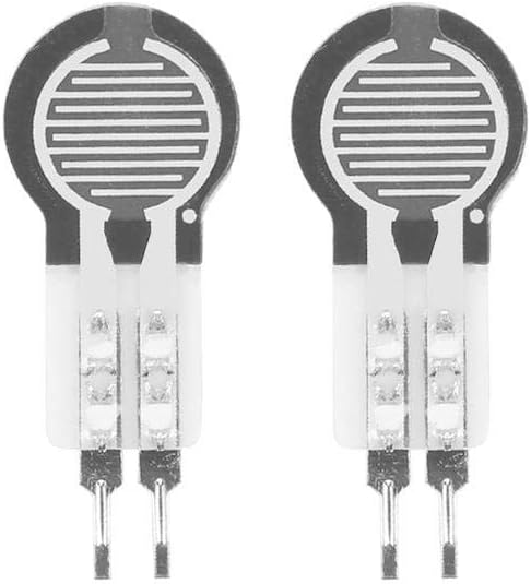 Walfront 2Pcs DF9-16 Thin Film Pressure Sensor 20g-2kg Force Sensitive Resistor - High Precision FSR for Robotics & Wearables