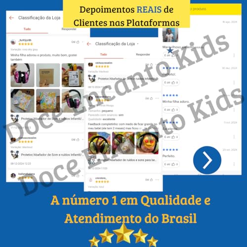 Abafador De Som Ruídos Infantil Adulto Autismo Quebra Cabeca Autista TEA Fone Abafador Protetor de S