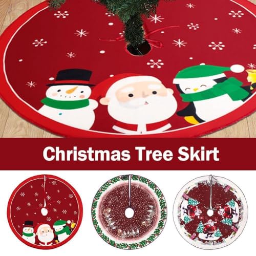 Cartoon Weihnachtsbaum Rock Handwerk Baum Umrandung Basis Set Frohe Weihnachten Dekorationen Navidad Xmas Ornamente für Zuhause