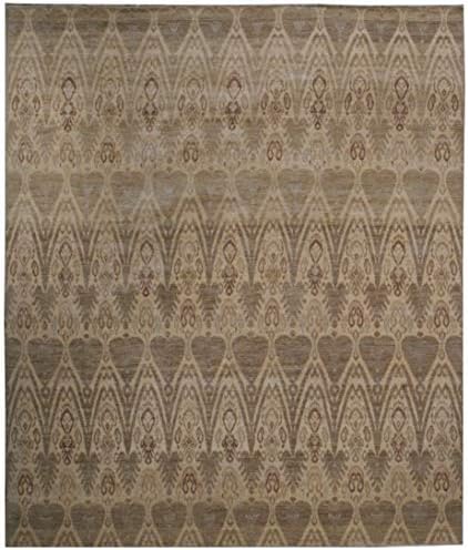Transitional Ikat Rug (Wool) - 8' x 10'