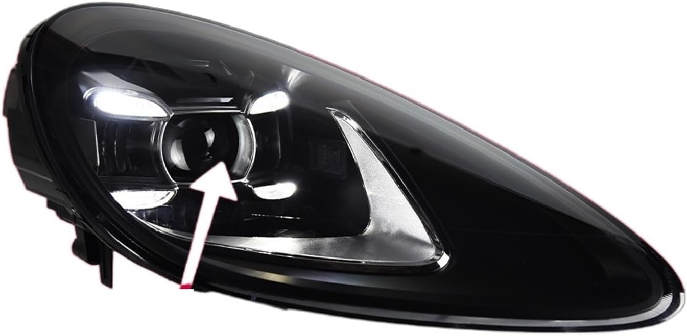 Car Lights Headlights Compatible With Cayenne 958 2011-2018 LED Auto Assembly Upgrade GTS 2019 High Configure Bifocal Lens Tools Accessories(For 15-18 User,For Left Hand Drive)