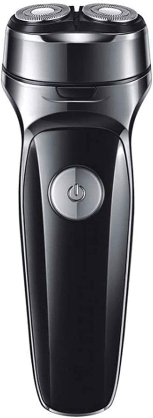 Rasoi elettrici da uomo, rasoio elettrico da uomo, asciutto bagnato impermeabile, rasoio viso rotativo portatile portatile da viaggio ricaricabile display a LED