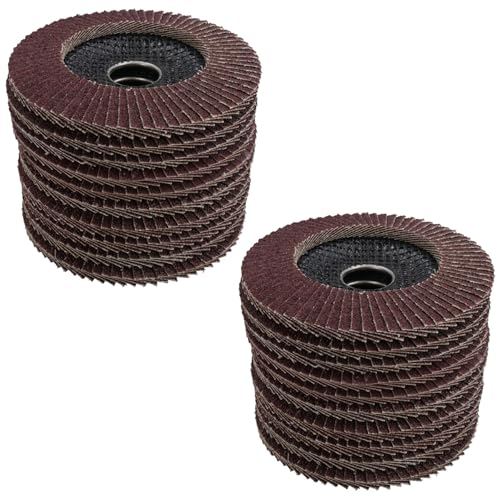 Discos abrasivos grit para amoladora angular de 115mm juego de 40 piezas de lijado plano