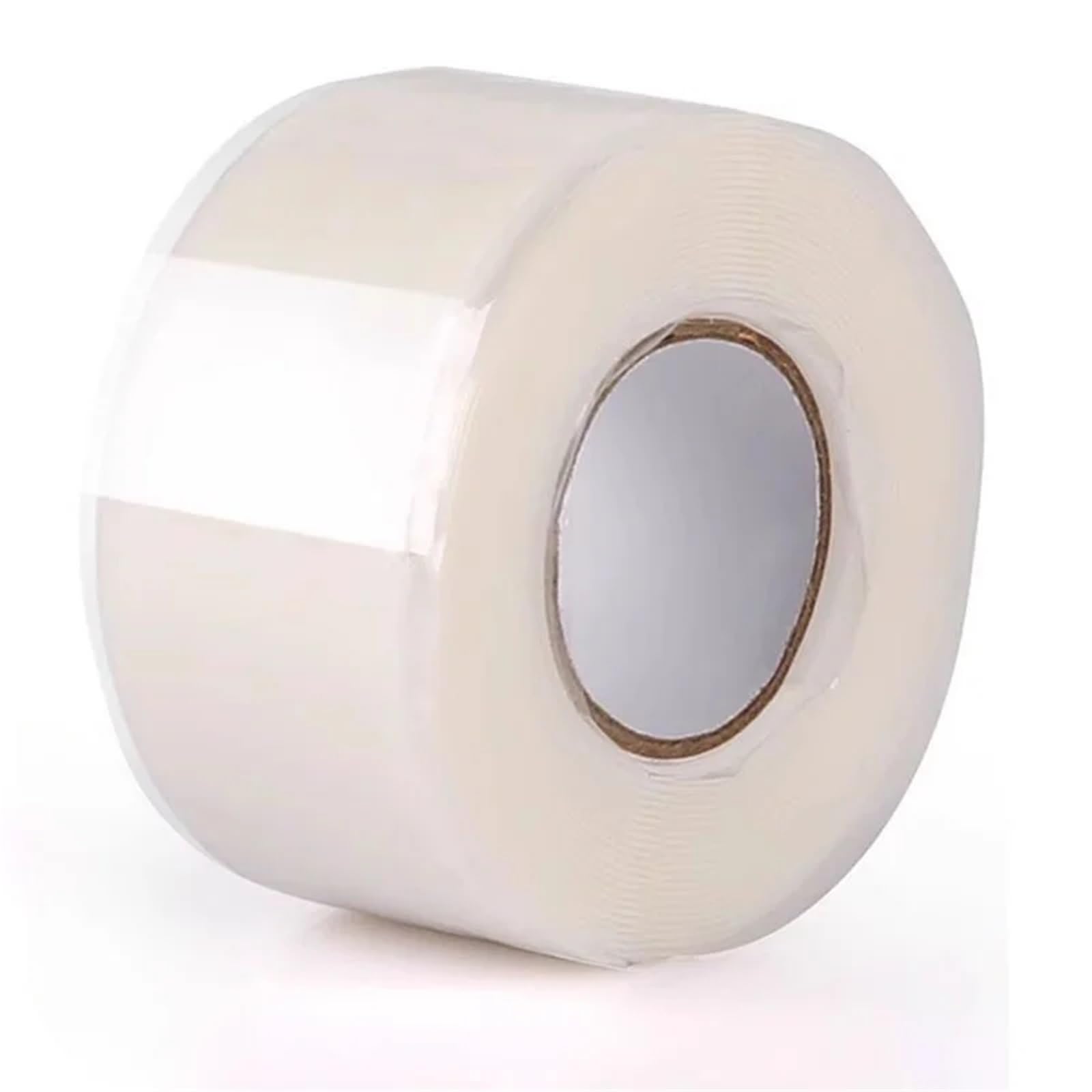 Selbstverschweißendes Isolierband aus Silikonkauts Selbstverschweißendes Schlauchreparaturband, 20 Rollen, 1 x 10 Fuß, 0,5 mm, Schwarz, Weiß(White)
