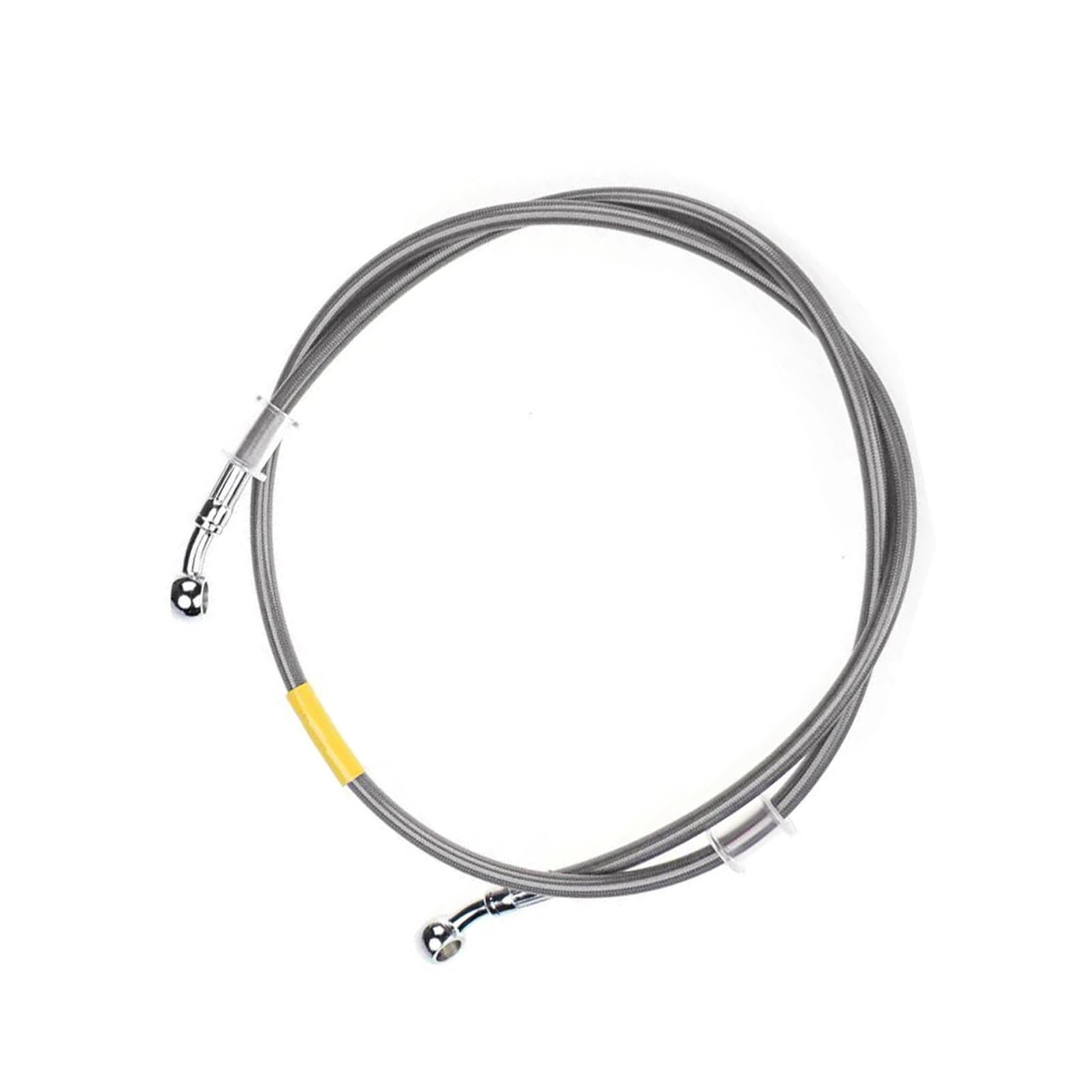 Hydraulic Brake Hose for Suzuki for Kawasaki for Y-AMAHA 400mm-2200mm Motorcycle Brake Hose Hydraulic Line Cable 10mm 28° Banjo Pipe Braided Oil(200cm)