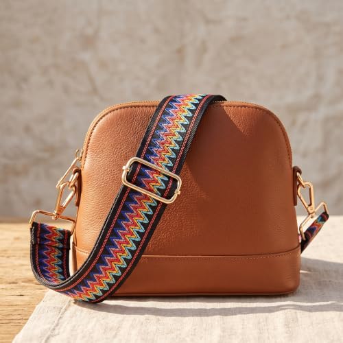 Image of Flower Purse Strap Replacement Embroidery Crossbody Shoulder Strap for Handbag Canvas Purse Extender Accessories