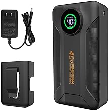 Work Wear Battery with 40 V Fan: 40 V Ultra High Output, 30,000 mA High Capacity, Rapid Charger Included, 1 Hook Battery, Rapid Charging, Battery Level Indicator, 5 Level Adjustment, PSE Certified