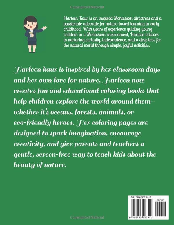 Nature Heroes Coloring Book: Eco‑Friendly Coloring Pages to Teach Kids to Love Nature—Perfect Gifts for Parents, Earth‑Day Activities, and Family Bonding image 3