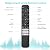 RC813 Remote Control Compatible with TCL Google TV LED QLED 4K UHD Smart TVs Replacement S4 S5 Q6 QM7 Series, 40ft Range, Netflix Shortcut Large Button Design