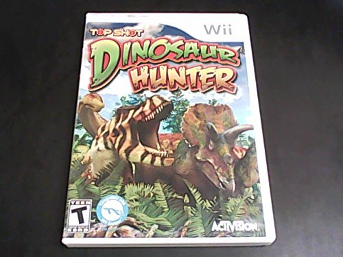 Top Shot Dinosaur Hunter (Game Only) Nintendo Wii (Renewed)