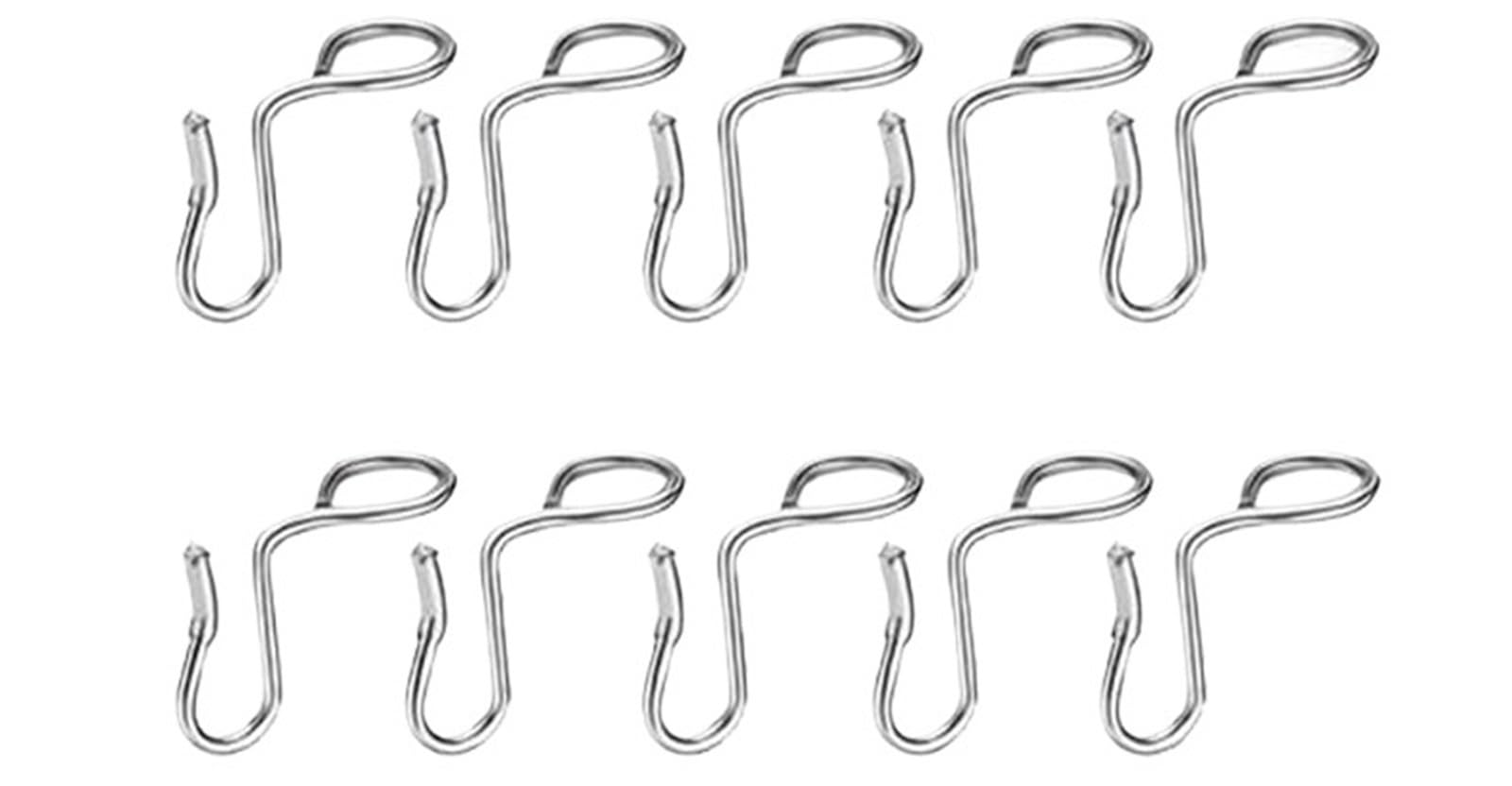 Hangers for Clothes Space Savers 50Pcs Hanger Connector Hooks Extender Stable Clothes For Hangers Hook(Sliver)