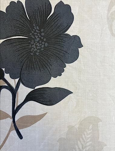 Kampala Hill Bethany Black Super Kingsize Duvet Cover Set Polycotton Floral Bedding - Image 3