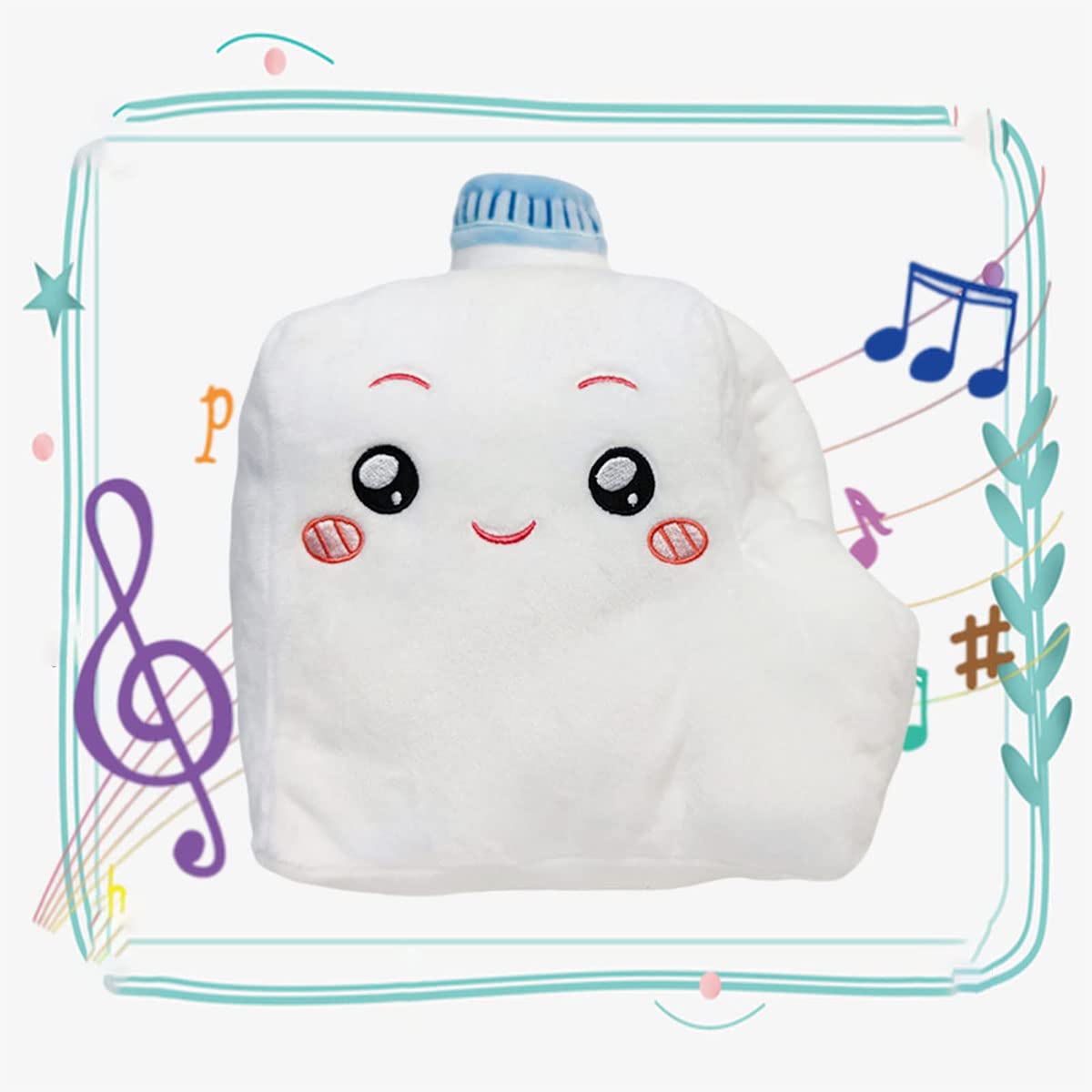 Buy 2022 New Milky Plush Toy with Singing Voice Box, Thicc Shark Plush