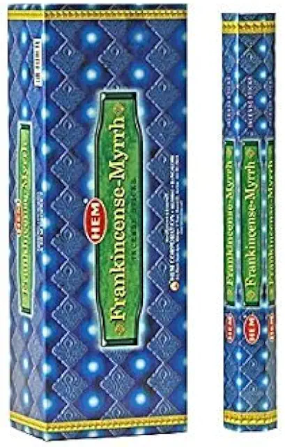 Bâtonnets d'encens Hem Myrrhe - Encens de myrrhe artisanal d'Inde