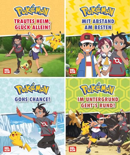 Nelson Mini-Bücher: 4er Pokémon 5-8: Ein großer Spaß im kleinen Format (Nelson Mini-Bücher: Ein großer Spaß im kleinen Format)