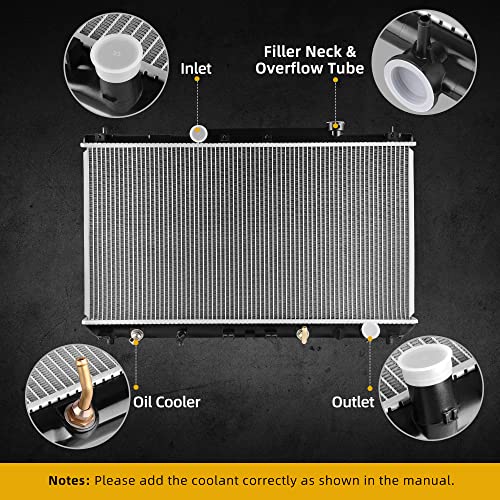 Image of DWVO Radiator Compatible with 1997-2001 Camry 2.2l L4, Compatible with 1999-2001 Solara 2.2L L4 4Cyl DWRD1017