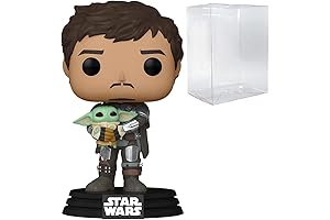 Star Wars: The Mandalorian - Din Djarin Holding Grogu [The Child] Pop! Vinyl Figure