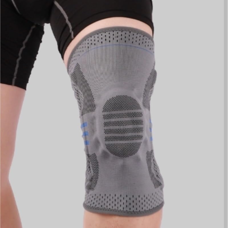 Silicone Spring Support Knee Pads Fitness Sports Thickened Shock Absorption