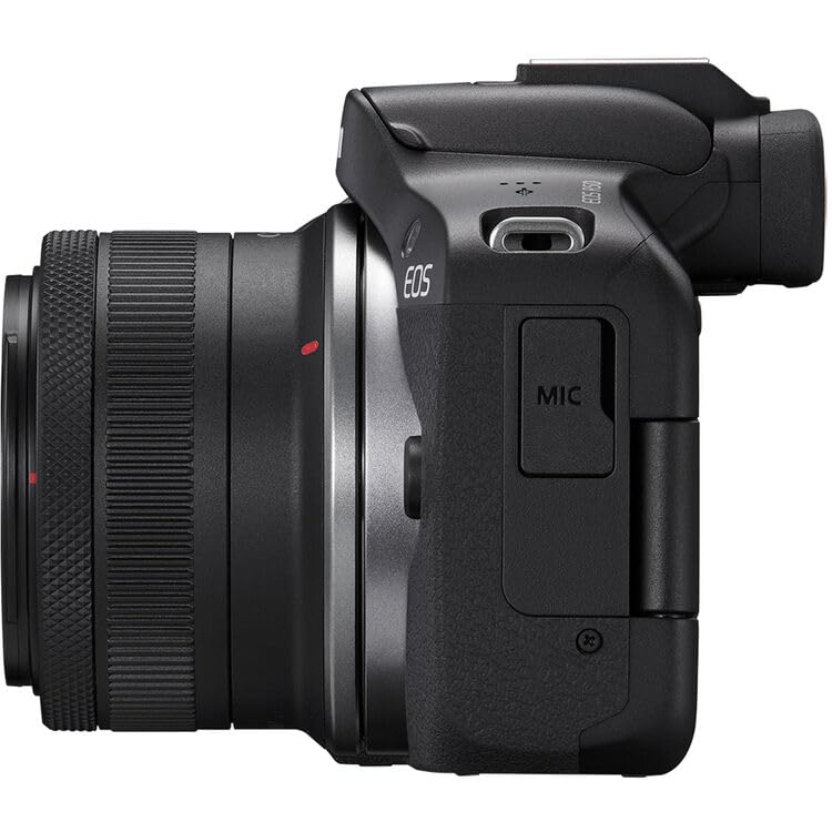 Image of Canon EOS R50 Mirrorless Camera with 18-45mm & 55-210mm Lenses Bundle | 24.2MP APS-C Sensor, Dual Pixel CMOS AF II & 4K Video | For Beginners & Travel (5811C022) + 64GB Card + Battery + Charger + More