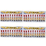Pack of 4 Super Glue,Cyanoacrylate Adhesive, Clear Superglue for Plastic, Wood, Metal, Crafts, & Repair, Cyanoacrylate Adhesive Instant Glue, Quick Dry 0.5 Grams of Liquid Adhesive, 40 Tubes
