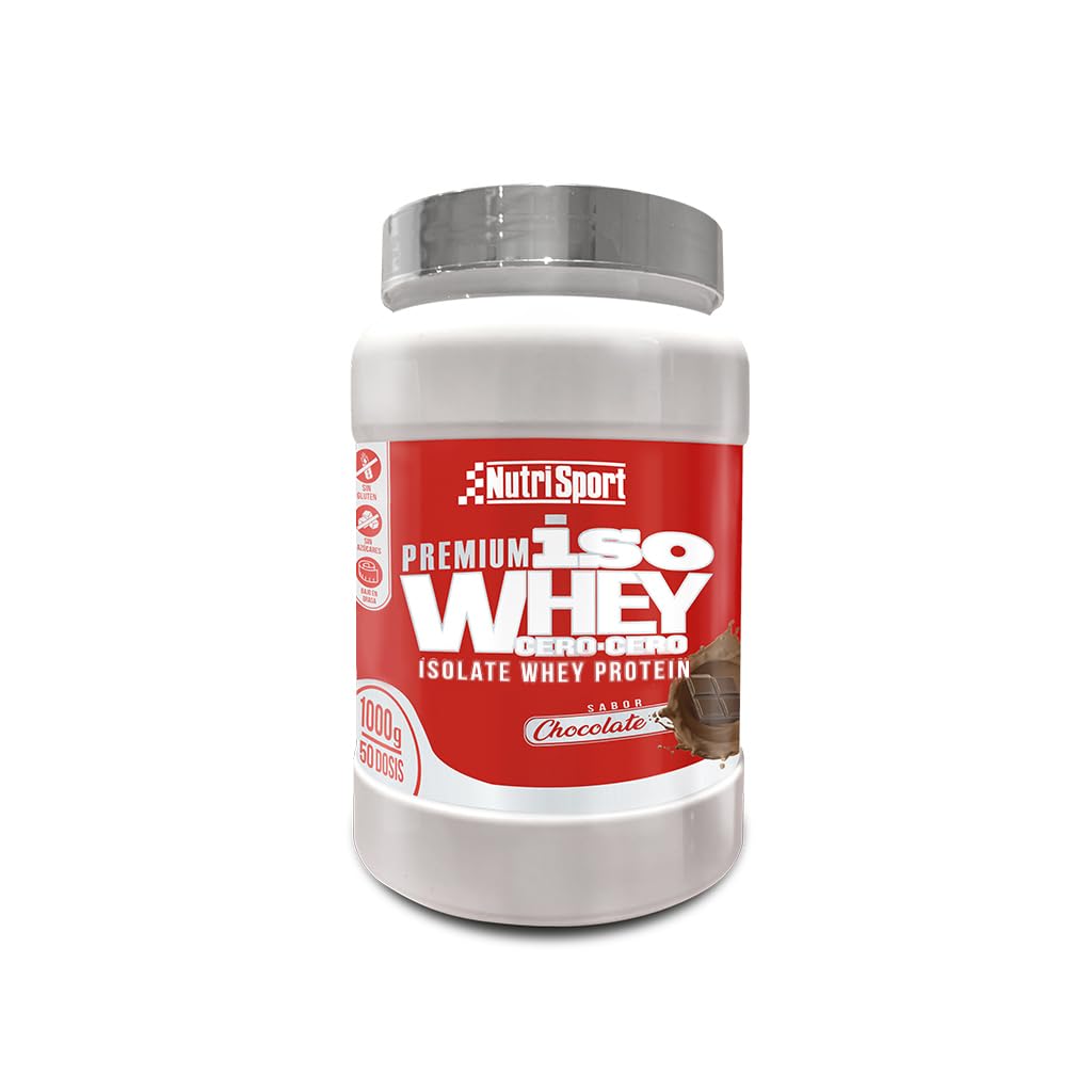 Nutrisport Proteína Aislada de Suero - Iso Whey Cero-Cero Chocolate 900g