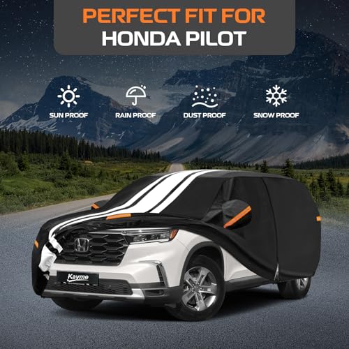 Image of Kayme Heavy Duty Car Cover for Honda Pilot (2002-2026) Waterproof