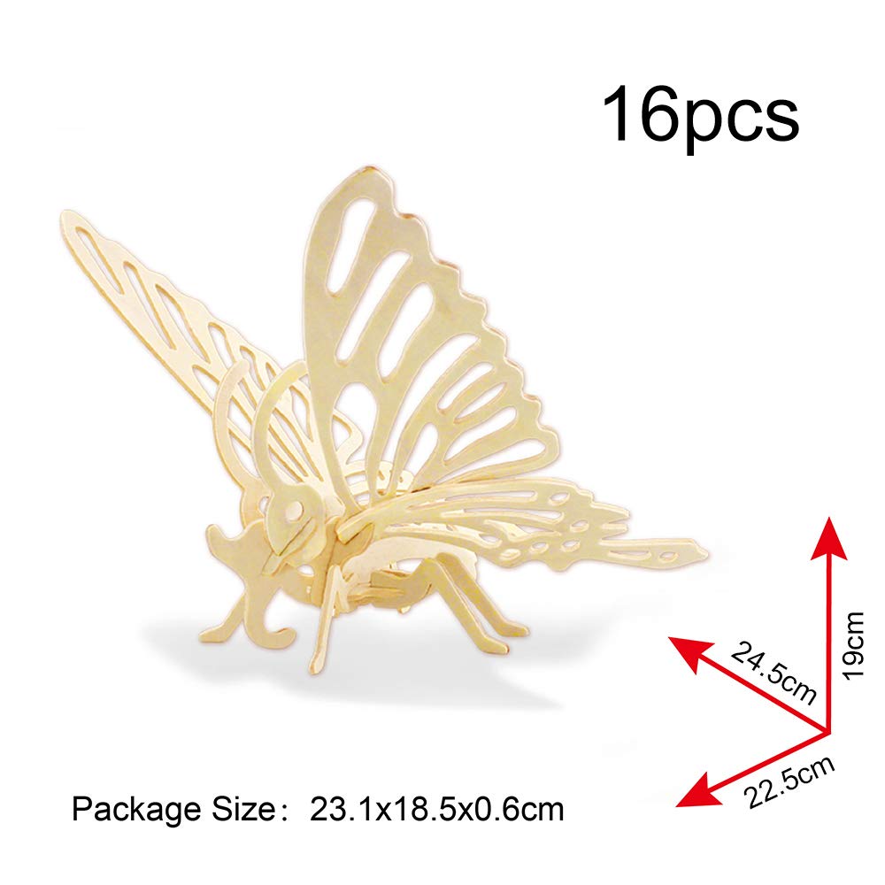 Georgie Porgy 3D Wooden Puzzle Animal Building Blocks For Children Jigsaw Educational Toy Gift (JP232 Car) - Image 2