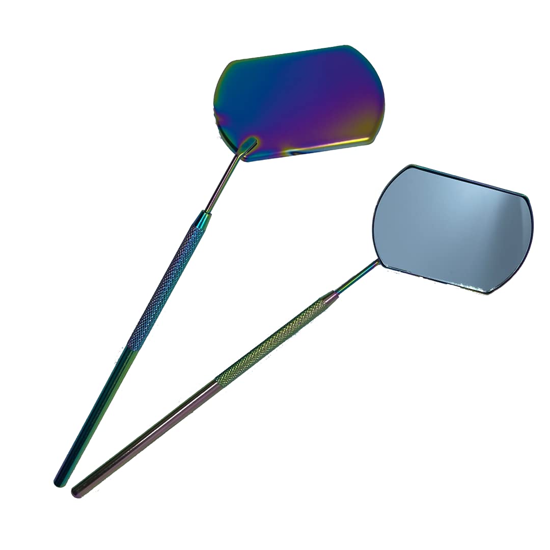 The Muse - Extra Large Lash Extension Mirror, Makeup Mirror, Eyelash Extension Supplies (Gold)