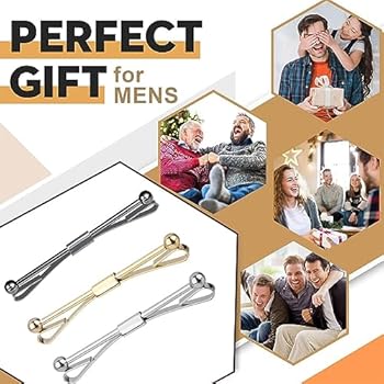 Kraag Bar Pin Heren Pak Stropdas Pin Stropdas Pin Business Shirt Kraag Stay Pin Met Ketting Metalen Kraag Pin