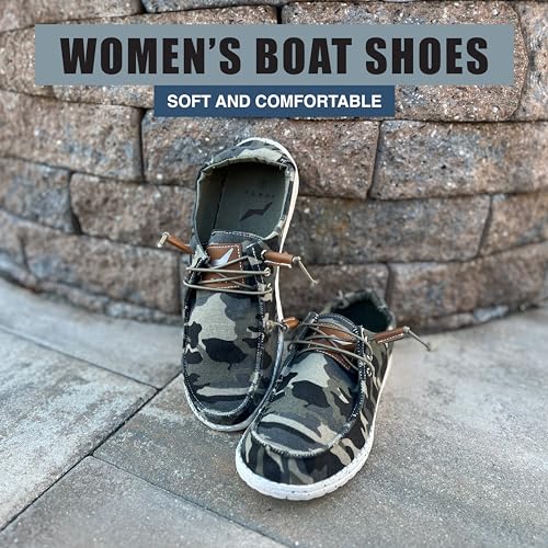 NORTY Women's Casual Boat Lace-Ups: Slip-Ons for Women