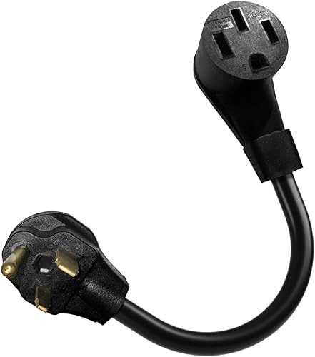 Miniatura 2 de PLIS NEMA 6-50P a 14-50R con mango soldador secador de soldadura cargador EV adaptador adaptador de cable de alimentación, 250V, 50 amperios, 1.5