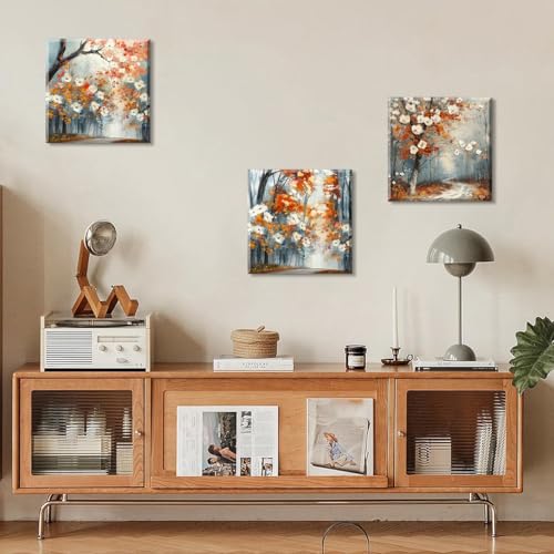 Piy Painting Wall Art Prints, Blooming flowers Picture Canvas Print - Image 3